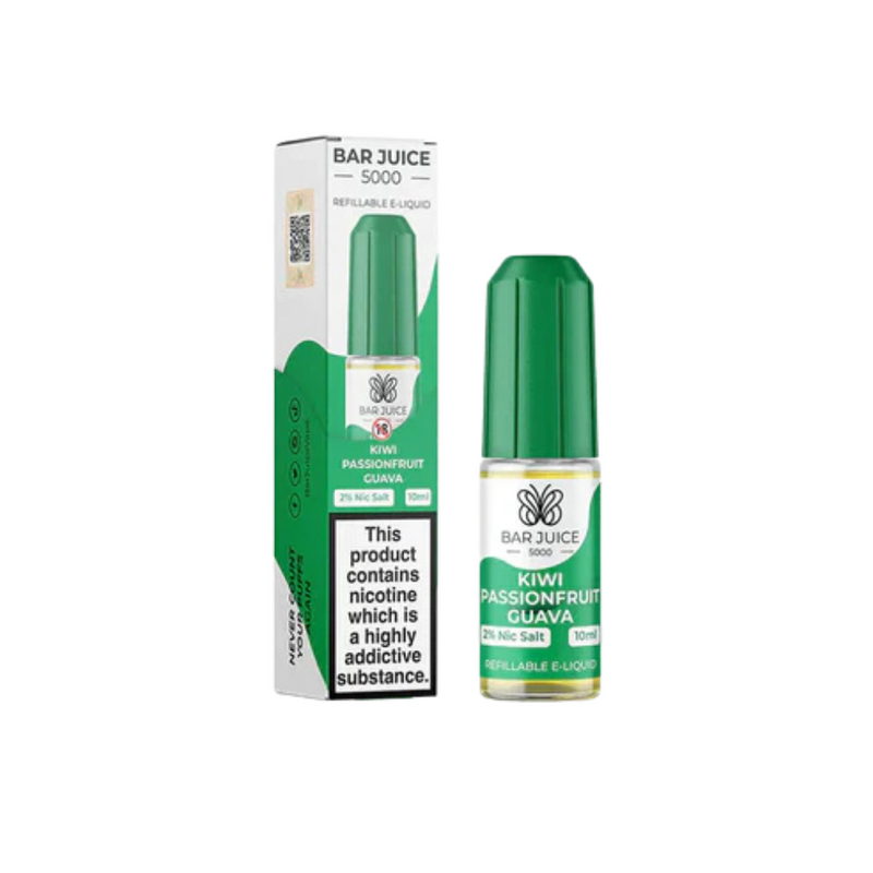 Load image into Gallery viewer, Bar Juice 5000 10ml Nic Salts | Kiwi Passion Fruit Guava