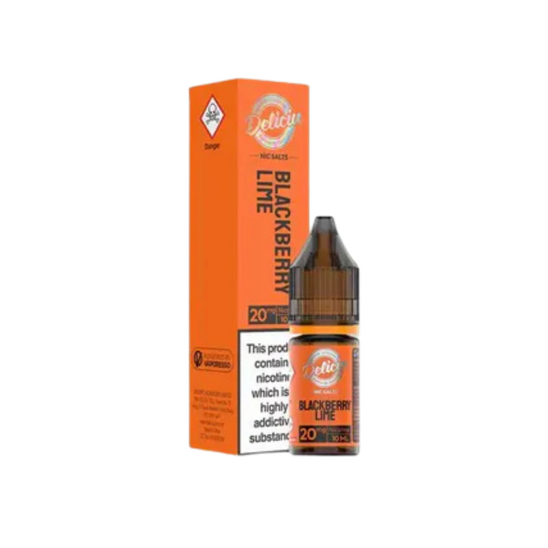 Load image into Gallery viewer, Vaporesso Deliciu 10ml Nic Salts | Blackberry Lime