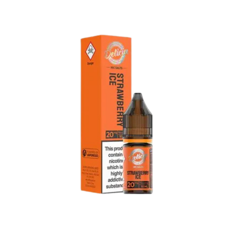 Load image into Gallery viewer, Vaporesso Deliciu 10ml Nic Salts | Strawberry Ice