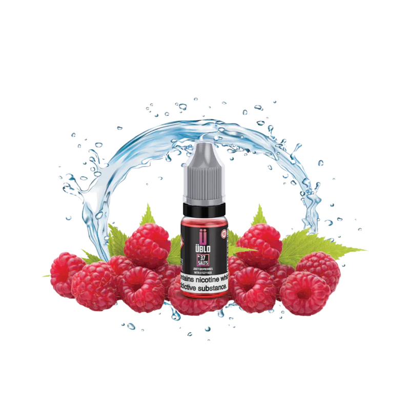 Load image into Gallery viewer, UBLO No37 10ml Nic Salt | Juicy Raspberries Fizzy Kick