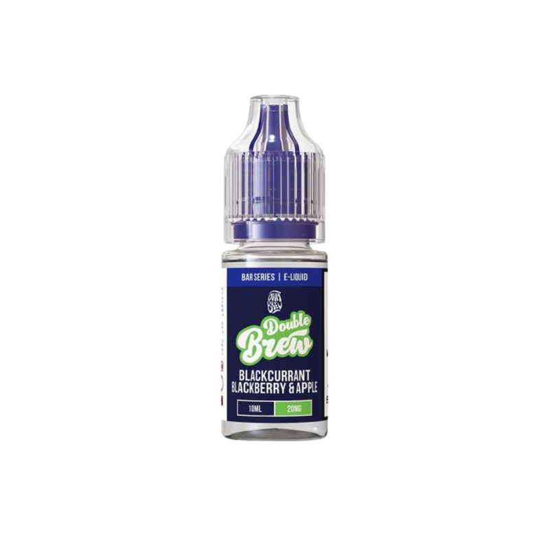 Load image into Gallery viewer, Double Brew 10ml Nic Salts | Blackcurrant Blackberry & Apple