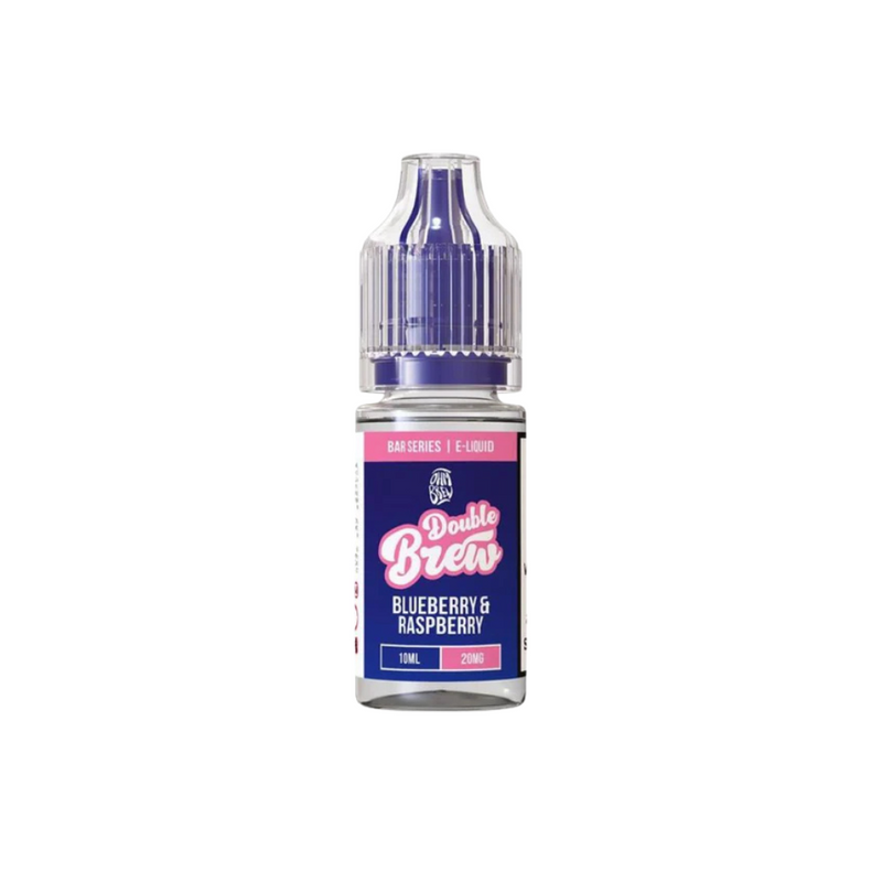 Load image into Gallery viewer, Double Brew 10ml Nic Salts | Blueberry & Raspberry