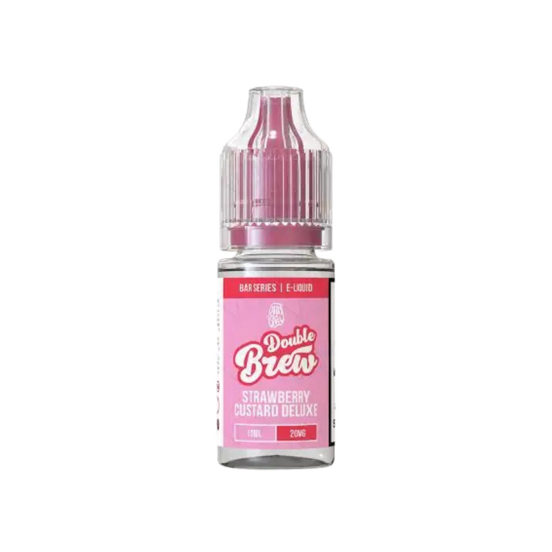 Load image into Gallery viewer, Double Brew 10ml Nic Salts | Strawberry Custard Deluxe