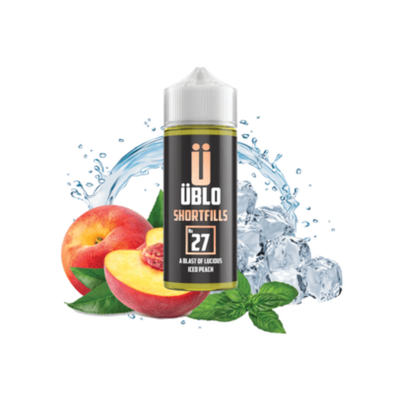 Load image into Gallery viewer, UBLO No27 100ml E-liquid | Iced Peach