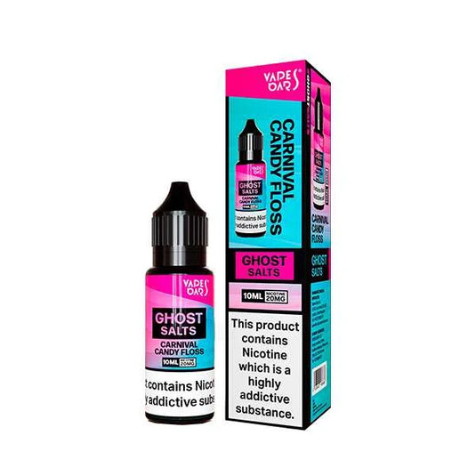 Vapes Bars Ghost Salts 10ml Nic Salts | Carnival Candy Floss