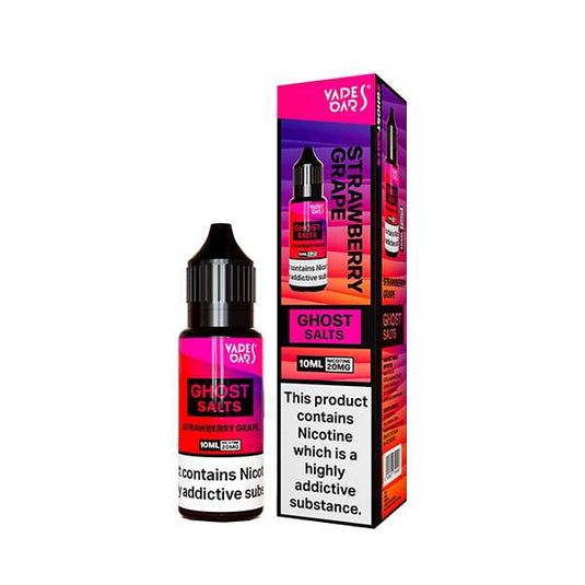 Vapes Bars Ghost Salts 10ml Nic Salts | Strawberry Grape Ice