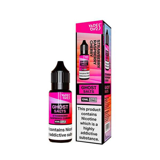 Vapes Bars Ghost Salts 10ml Nic Salts | Strawberry Raspberry Cherry