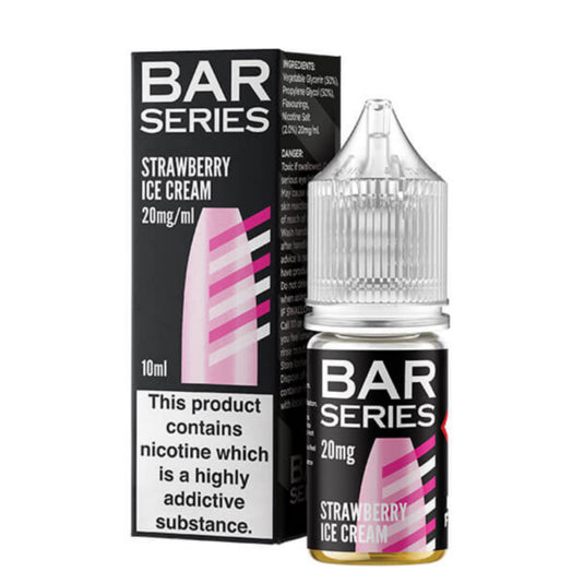 Bar Series 10ml Nic Salts | Strawberry Ice Cream