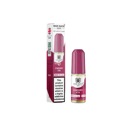 Bar Juice 5000 10ml Nic Salts | Cherry Ice