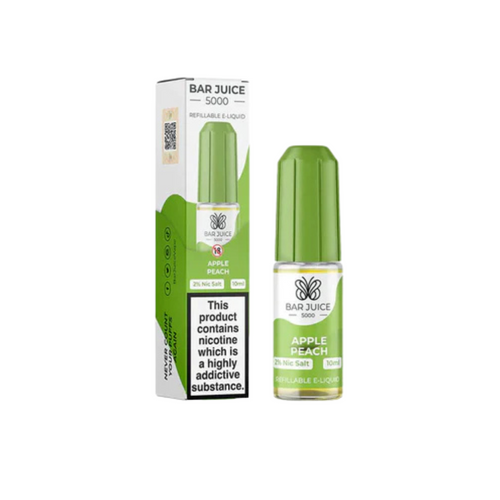 Bar Juice 5000 10ml Nic Salts | Apple Peach