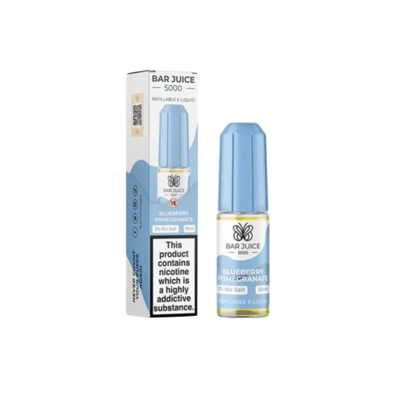 Load image into Gallery viewer, Bar Juice 5000 10ml Nic Salts | Blueberry Sour Raspberry
