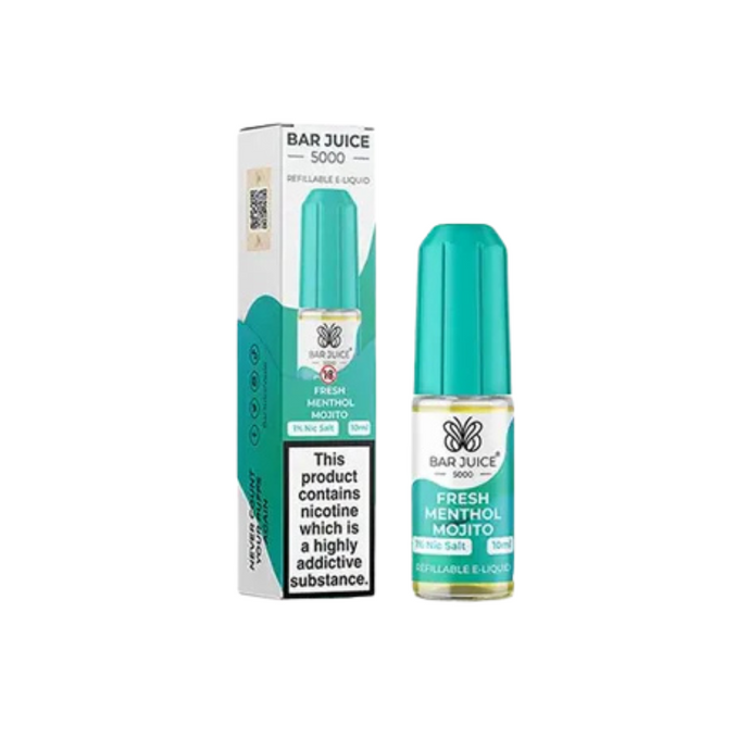 Bar Juice 5000 10ml Nic Salts | Fresh Menthol Mojito