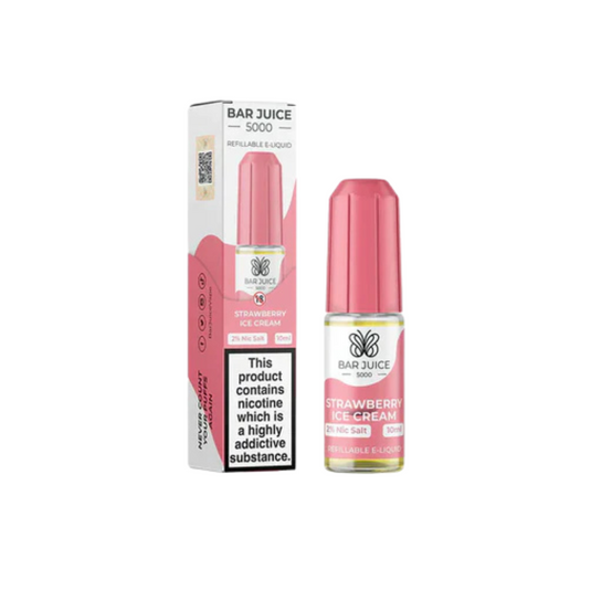 Bar Juice 5000 10ml Nic Salts | Strawberry Ice Cream