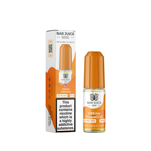 Bar Juice 5000 Cream Tobacco Nic Salt