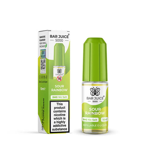 Bar Juice 5000 10ml Nic Salts | Sour Rainbow