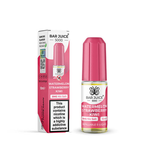 Bar Juice 5000 10ml Nic Salts | Watermelon Strawberry Kiwi