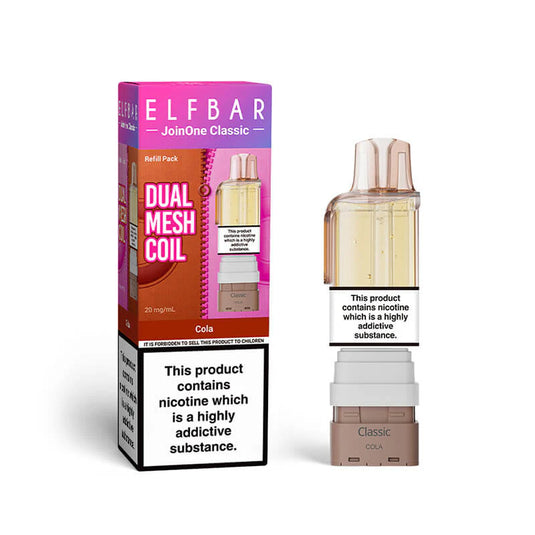 Elf Bar JoinOne Classic Prefilled Pod + Refill Container | Cola