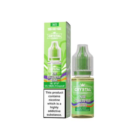 SKE Crystal V2 10ml Nic Salts | Kiwi Passionfruit Guava