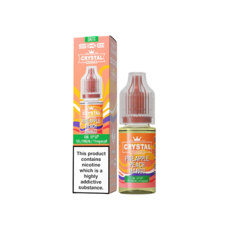 Load image into Gallery viewer, SKE Crystal V2 10ml Nic Salts | Pineapple Peach Mango
