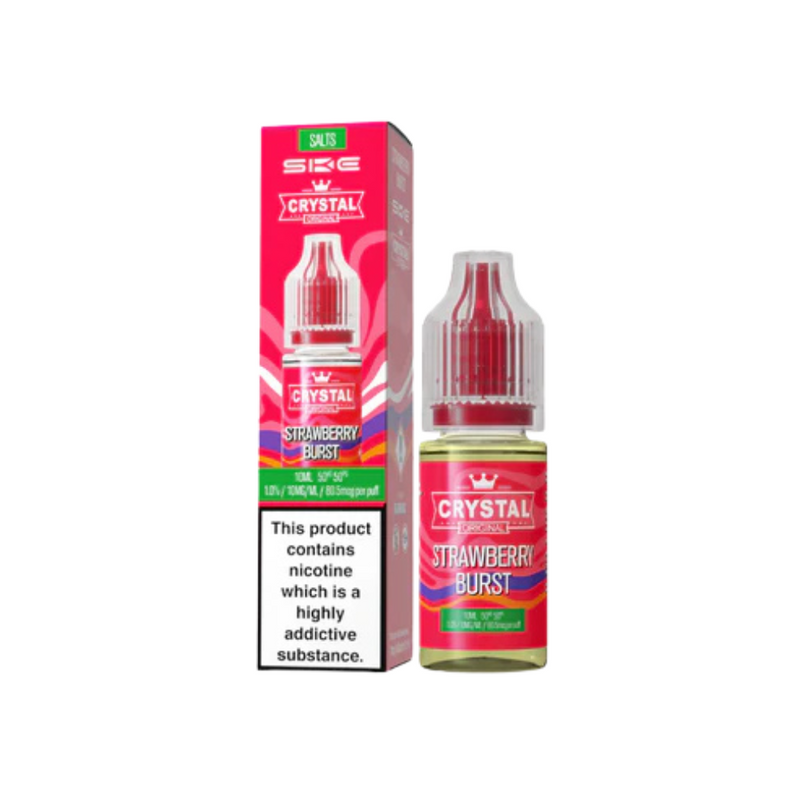 Load image into Gallery viewer, SKE Crystal V2 10ml Nic Salts | Strawberry Brust
