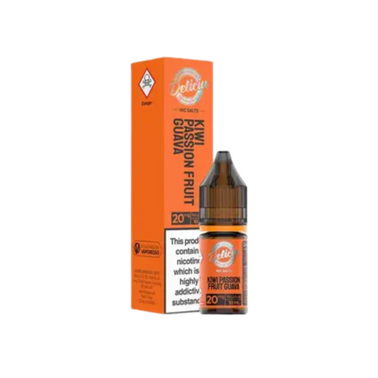 Vaporesso Deliciu 10ml Nic Salts | Kiwi Passion Fruit Guava