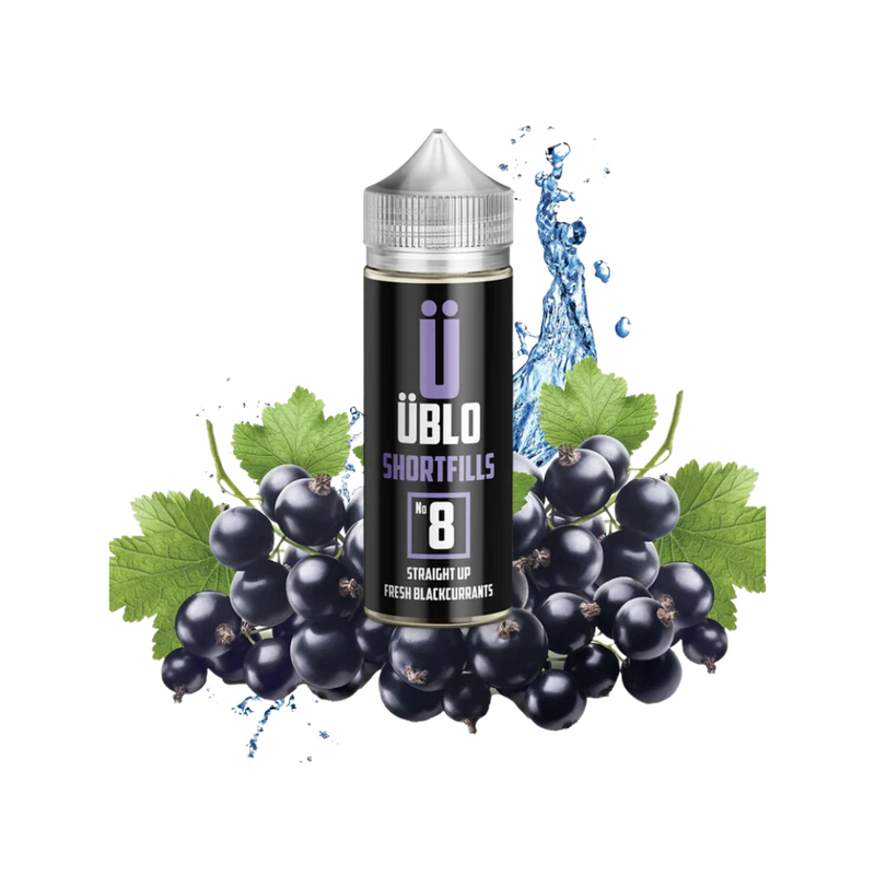 Load image into Gallery viewer, UBLO No 8 100ml  E-liquid | Fresh Blackcurrant
