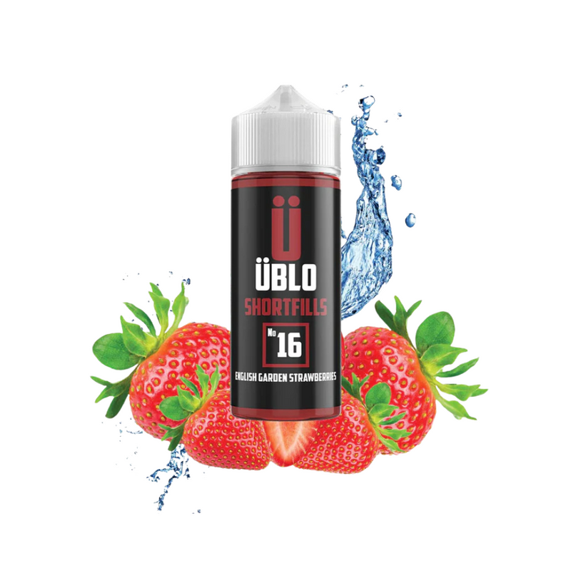 Load image into Gallery viewer, UBLO No 16 100ml E-liquid | English Garden Strawberries
