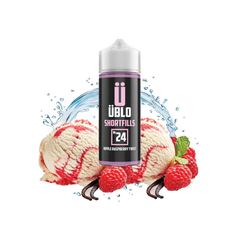 Load image into Gallery viewer, UBLO No 24 100ml E-liquid | Ripple Raspberry
