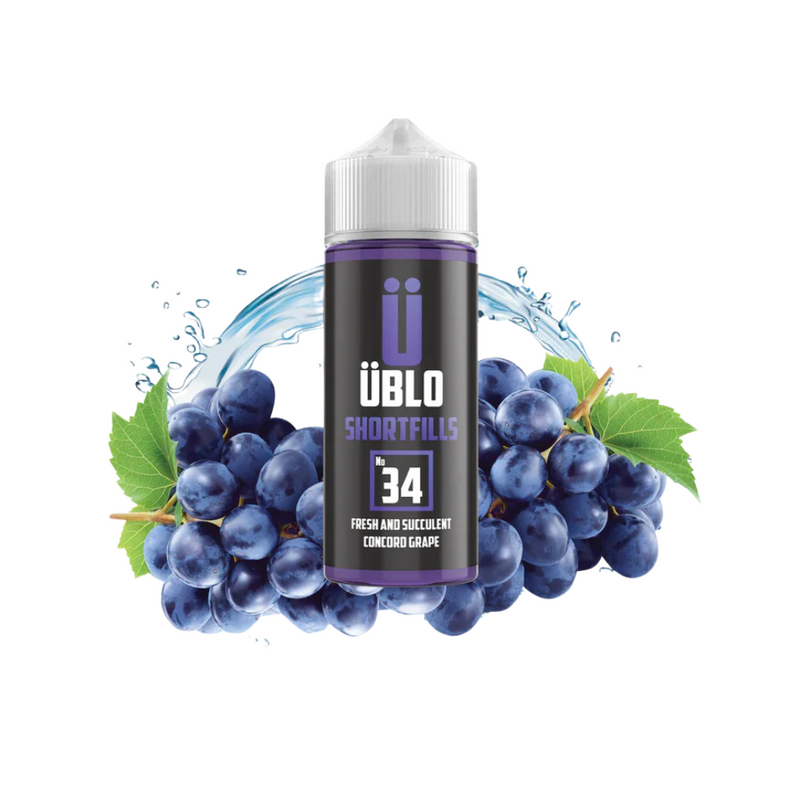 Load image into Gallery viewer, UBLO No 34 100ml E-liquid | Concord Grape
