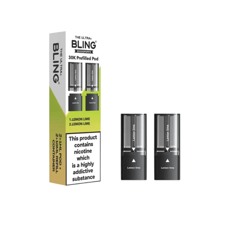 Crystal Bling Ultra Plus 30k Replacement Pod | Lemon Lime