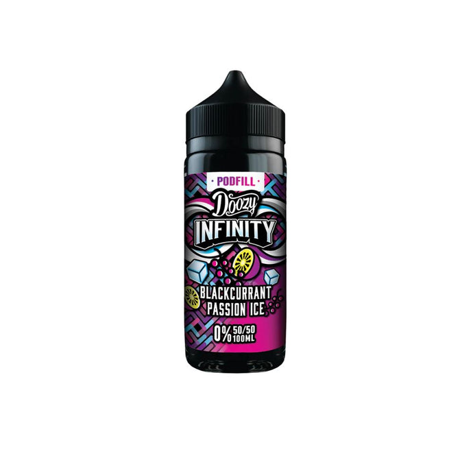 Doozy Infinity Pod Fill 100ml E-Liquid Shortfill 50/50 | Blackcurrant Passion Ice