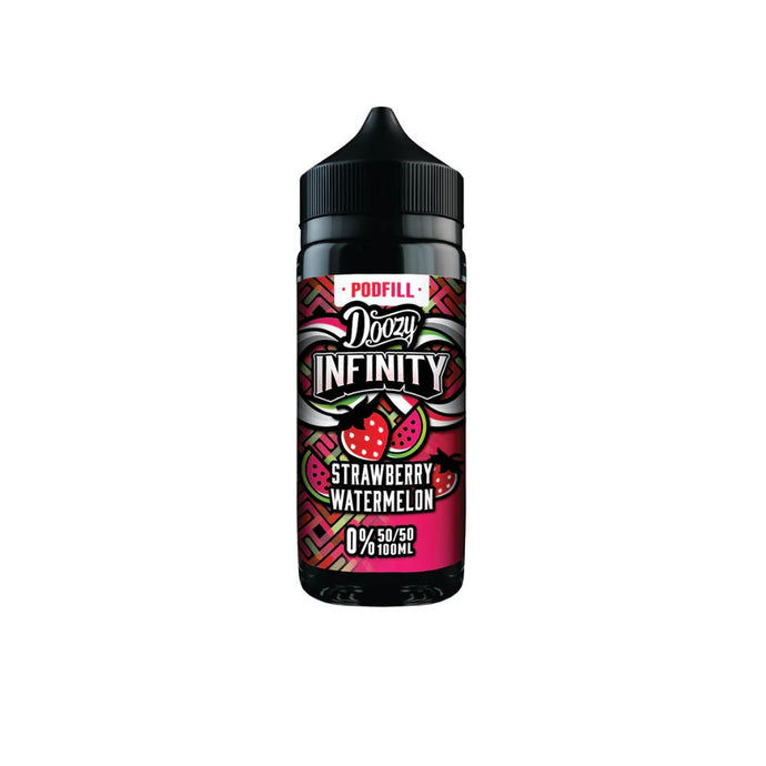 Doozy Infinity Pod Fill 100ml E-Liquid Shortfill 50/50 | Strawberry Watermelon