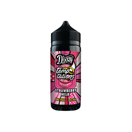 Doozy Temptations 100ml | Strawberry Milk E-Liquid