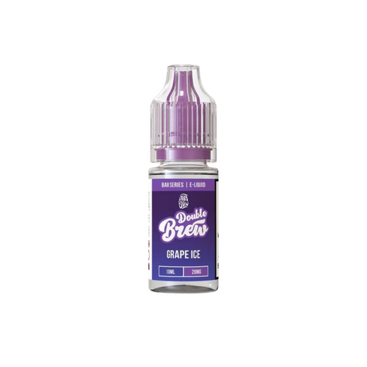 Double Brew 10ml Nic Salts | Grape Ice