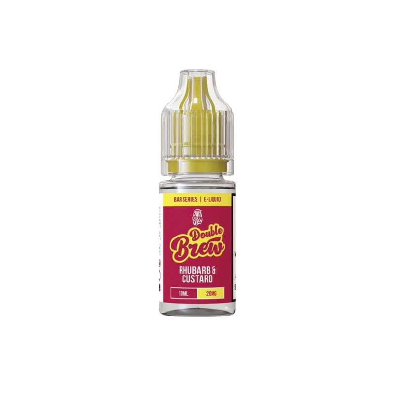 Load image into Gallery viewer, Double Brew 10ml Nic Salts | Rhubarb &amp; Custard
