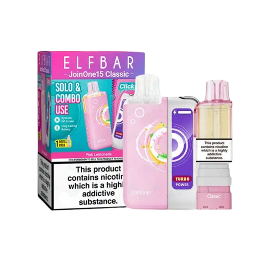 Elf Bar JoinOne15 Classic Prefilled Pod Kit | Pink Lemonade