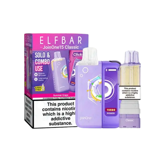 Elf Bar JoinOne15 Classic Prefilled Pod Kit | Summer Grape