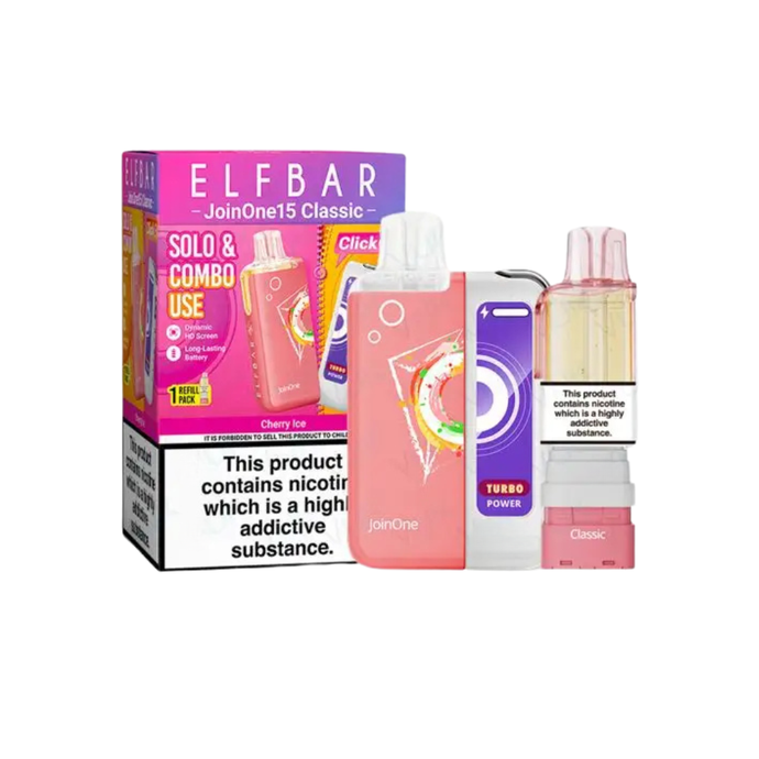Elf Bar JoinOne15 Classic Prefilled Pod Kit | Cherry Ice