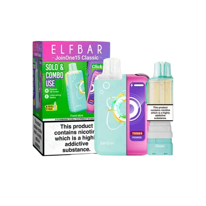 Elf Bar JoinOne15 Classic Prefilled Pod Kit | Fresh Mint