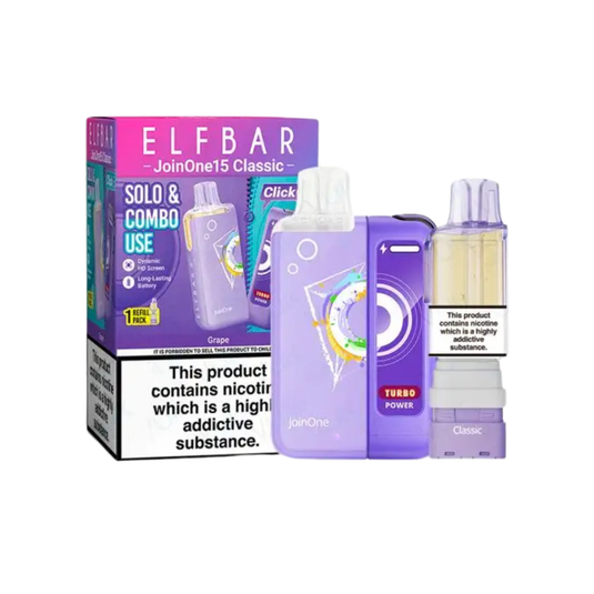 Elf Bar JoinOne15 Classic Prefilled Pod Kit | Grape