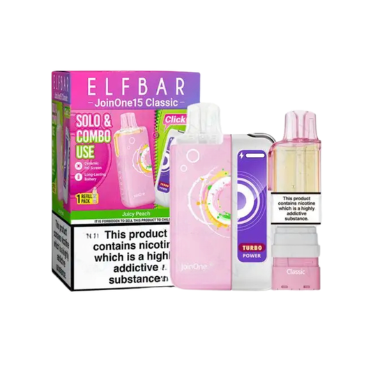 Elf Bar JoinOne15 Classic Prefilled Pod Kit | Juicy Peach
