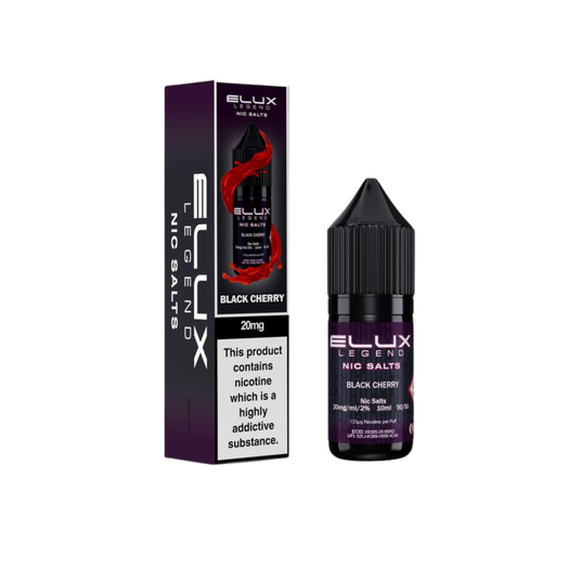 Elux Legend Nic Salt 10ml | Black Cherry