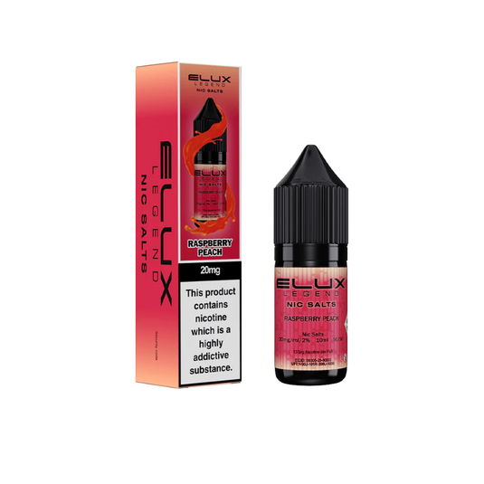 Elux Legend Nic Salt 10ml | Raspberry Peach