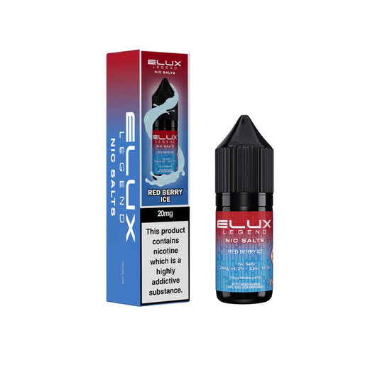 Elux Legend Nic Salt 10ml | Red Berry Ice