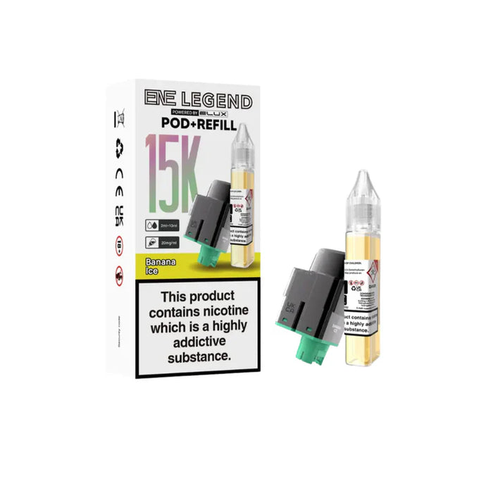 ENE Legend 15k Prefilled Replacement Pod | Banana Ice