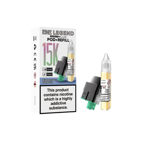 ENE Legend 15k Prefilled Replacement Pod | Blueberry Sour Raspberry