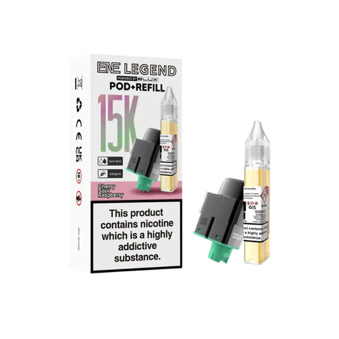ENE Legend 15k Prefilled Replacement Pod | Cherry Sour Raspberry