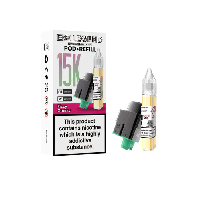 ENE Legend 15k Prefilled Replacement Pod | Fizzy Cherry