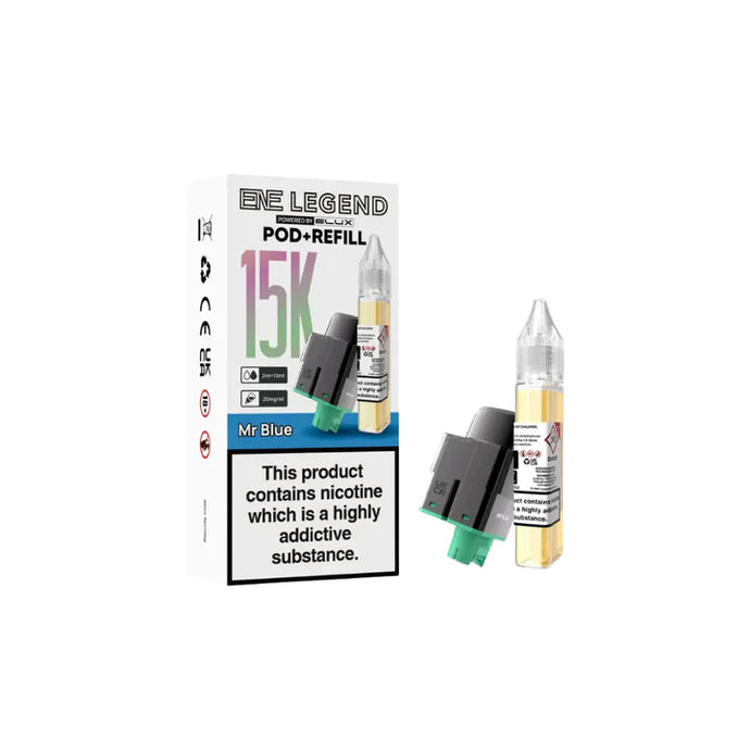 ENE Legend 15k Prefilled Replacement Pod | Mr Blue