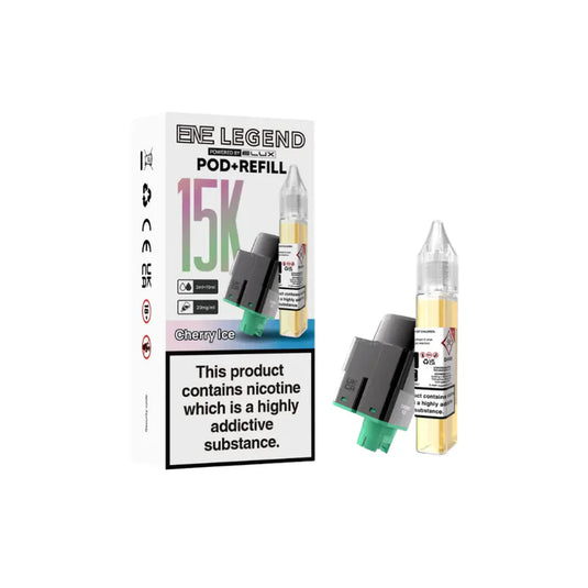 ENE Legend 15k Prefilled Replacement Pod | Cherry Ice